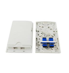 Quality CE Fiber Optic Splitter Box 2 Ports 4F FTTH Socket wholesale