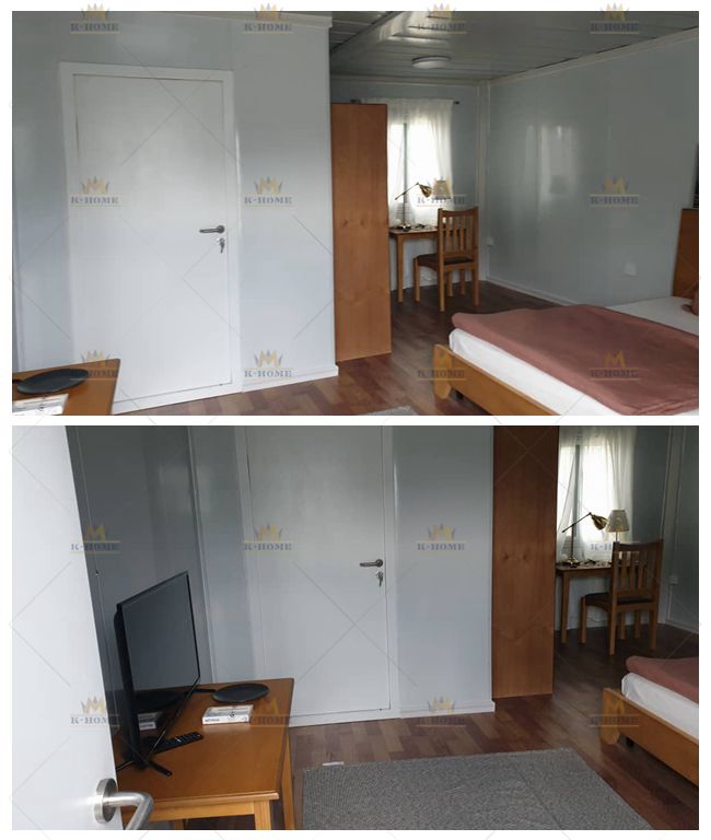 Container Prefabricated Flat Pack Housing Unit For Staff Quarters