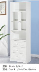 Quality White MDF Painted Home Furniture Bookcase wholesale