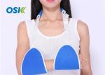 JYK-C007 Blue Broken Elbow Brace , Arm Support Belt Breathable Skin - Fitted