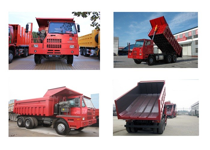 420hp 70 Ton Euro 2 Diesel HOWO SINOTRUK Dump Truck