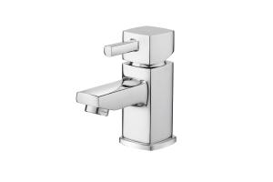 Quality T8182NW Brass Basin Mixer Faucet Modern Handle 145mm Height wholesale