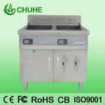 Counter restaruant 2 tank 4 basket deep fryer with 8kw