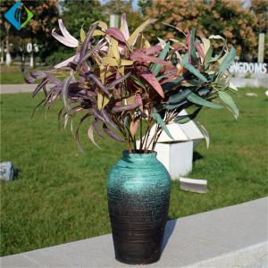 Quality Silk Fake Eucalyptus Plant , 90cm Height Artificial Eucalyptus Leaves wholesale