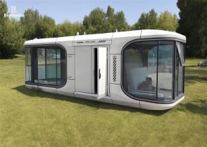 Quality Light Steel Frame Space Capsule Home With Panoramic Balcony Outdoor Eco wholesale