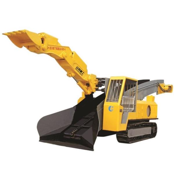 Full Hydraulic Drive System Mucking Loader For Railway Station Construction