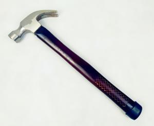 Quality 8OZ Size Forged Carbon Steel Materials Claw Hammer With Color Painted Wooden Handle (C0407) wholesale