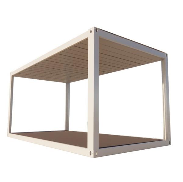 Hotel Assembled Flat-Package 20ft Container Mobile House Frame Sandwich Panel