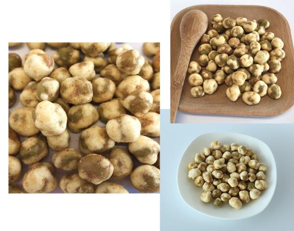 High Nutrition / Protein BBQ Flavor Green Peas Snack Good For Spleen / Stomach