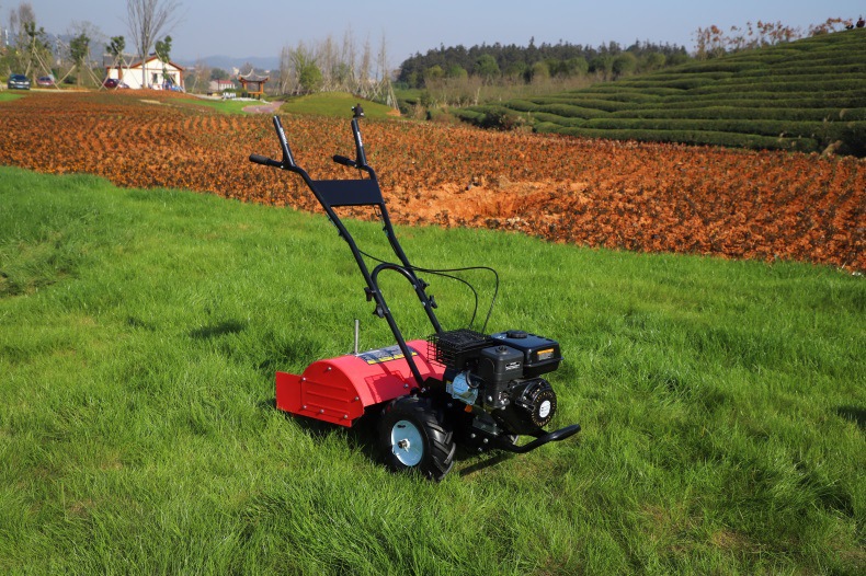 500mm Micro Tillage Machine Hand Push Gasoline Walking Tractor Tiller 210kgs