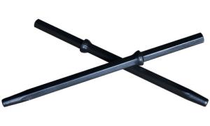 Quality Mining Rock Hexagonal Tapered Drill Rod 11 Degree 610mm - 8000mm Length wholesale