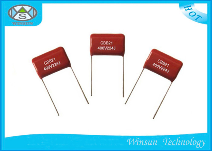 Low Dissipation Metallized Polyester Film Capacitor CBB21 One Microfarad Capacitor