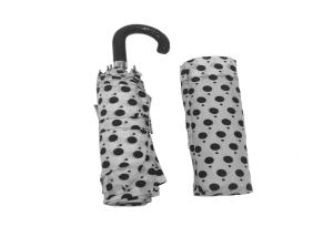 Quality Lightweight Folding Umbrella , Three Fold Umbrella Aluminum Frame J Handle wholesale