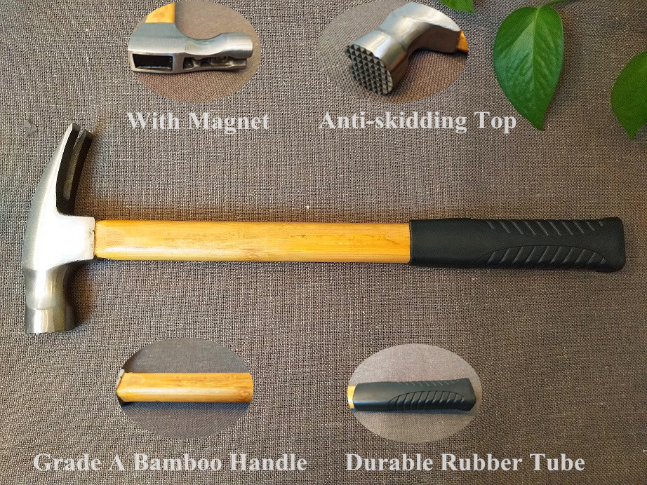 Hardware with Garde A Bamboo handle polishing surface magnet and antiskid working face
