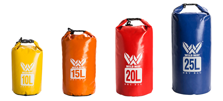 500D PVC 5L/10L/15L/20L/25L/30L Waterpoof Backpack Dry Bag for Triathlon Marathon