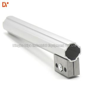Quality Aluminium Alloy Acd 12 Lean Tube Connector Piece Sandblasting Surface Finish wholesale