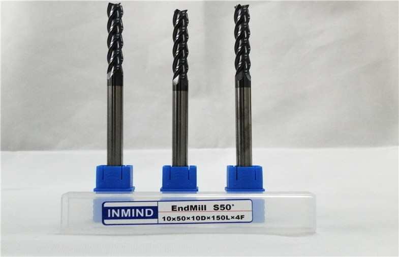 Long 4 Flute Carbide Square End Mill CNC Machine Cutting Tool