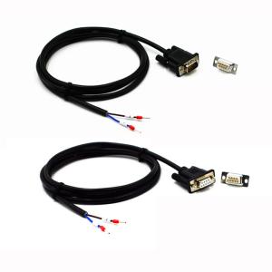 Quality DB9 Male Or Female Connector RS485 Serial Port to 2-pin Terminals Exapansion Cable wholesale
