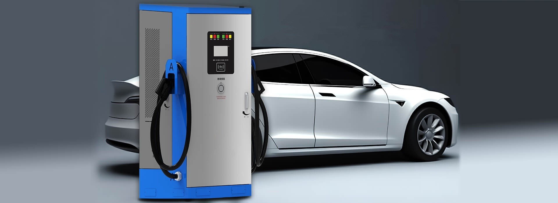 120KW 240kw DC Fast Charging Pile Electric Car DC EV Charger Station Screen For Commercial And Industrial