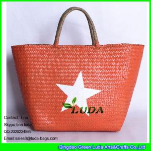 Quality LUDA wholesale summer straw tote bag lady seagrass straw hand bags wholesale