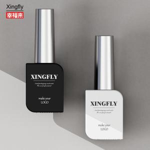 Quality 10ml Square Empty Cosmetic Containers Gel Nail Polish Bottle wholesale