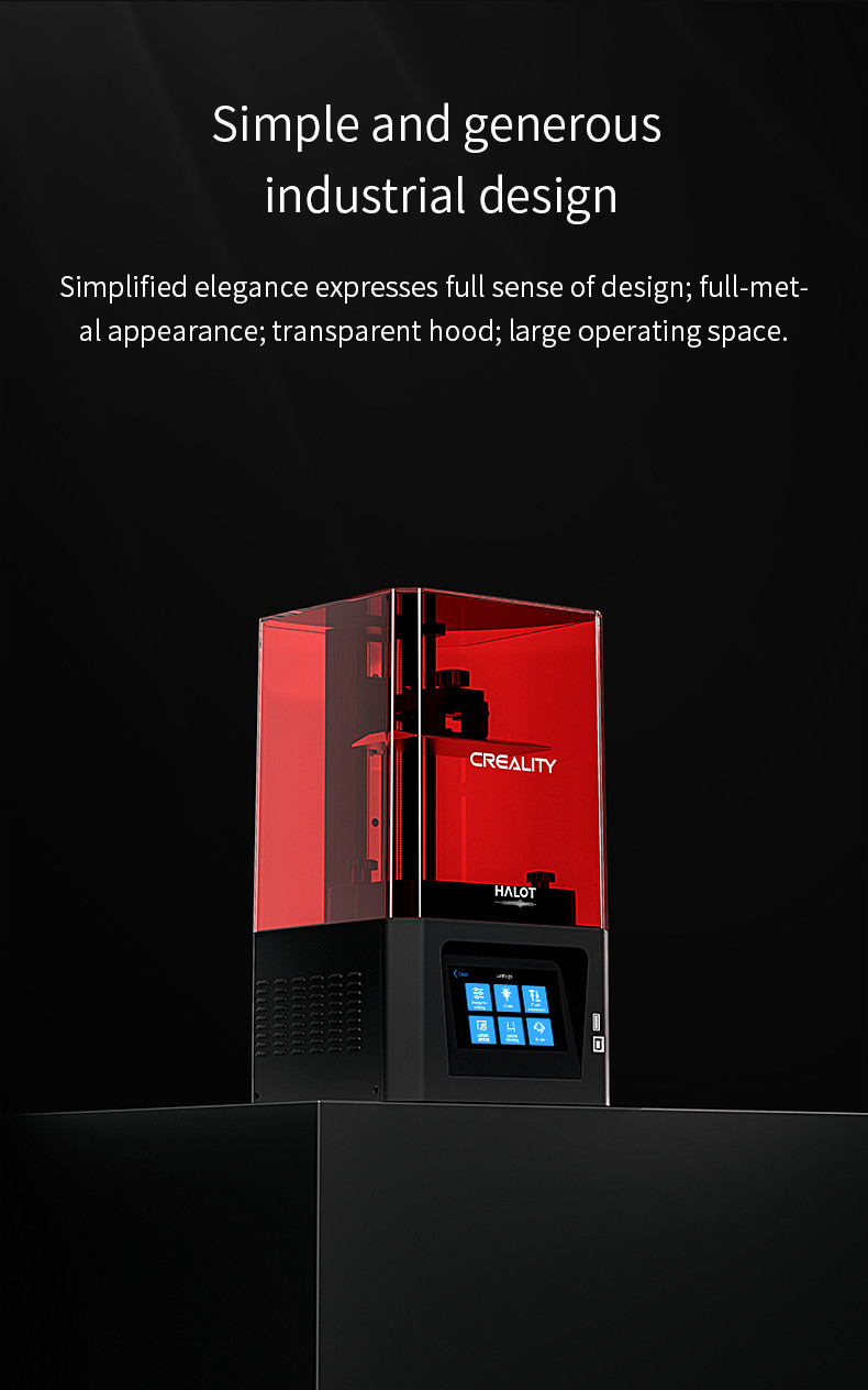 200mm HALOT ONE Creality LCD 3D Printer Multi Scene
