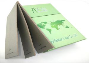 Quality Stabilize gsm Even Thickness Uncoated 3mm Grey Cardboard for Bookcover wholesale
