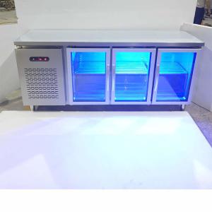 Quality CE 550L Commercial Stainless Steel Refrigerator Freezer wholesale
