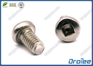 Quality 304/410/316 Stainless Square Drive Pan Head Thrilobular Thread Forming Screws wholesale