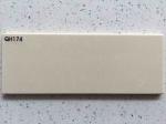 Kitchen Countertop White Quartzite Slabs Pure / Modified Acrylic Material