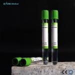 Green Cap Glass Blood Collection Tube