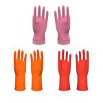 Dip Flocklined Cleaing Table Household Cleaning Gloves 300mm Latex Gloves