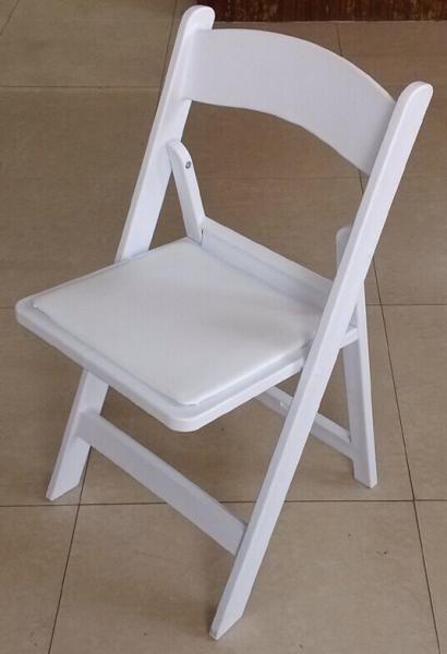 white resin folding wedding chair/resin folding event chair/foldable wedding
