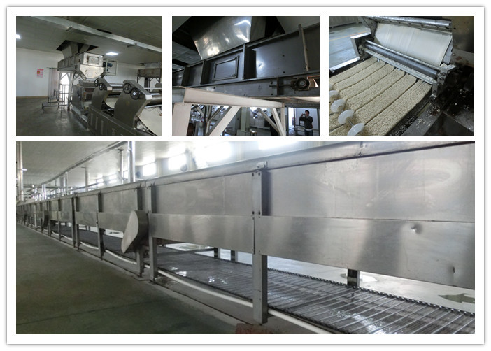 160,000 Bags / Shift Noodle Manufacturing Machinery Fried Instant Noodle Making Machine