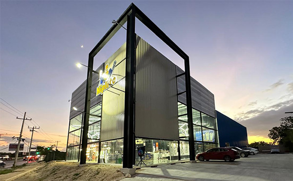 Q235 Q345B Hot Rolled Steel Truss Warehouse Space Frame Steel Structure Fabrication