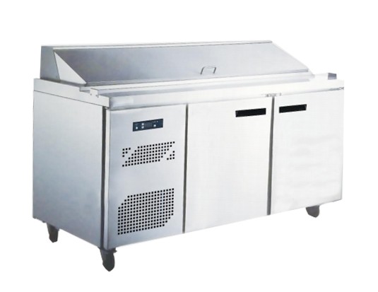 Salad Industrial Catering Fridge Air Cooling Durable Automatic Defrost System Easy Cleaning