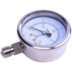 304 316L Stainless Steel Pressure Gauge Radial Diff Pressure Gauge Shake Resist