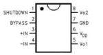 General IC audio power amplifier 8002 sop-3 3W