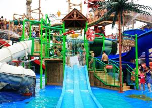 Quality Family Aqua Playground Equipment Water House Fun Water Park wholesale