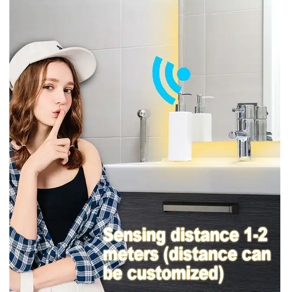 Smart Mirrors Radar PIR Motion Sensor Light Switch Integrated and Customizable Design