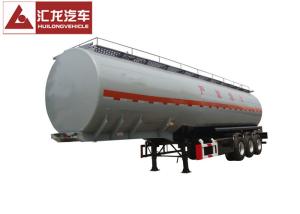 Quality 3 - Axle 36000 L Full Volume Mobile Fuel Trailers Stainless Steel Tank Trailer wholesale