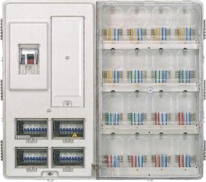 Quality Single Phase Residential Electric Meter Box 16 Positions Pc Enclosure Bs Mounting wholesale