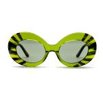 AS102 Womens Round Acetate Frame Sunglasses 100% UV Protection