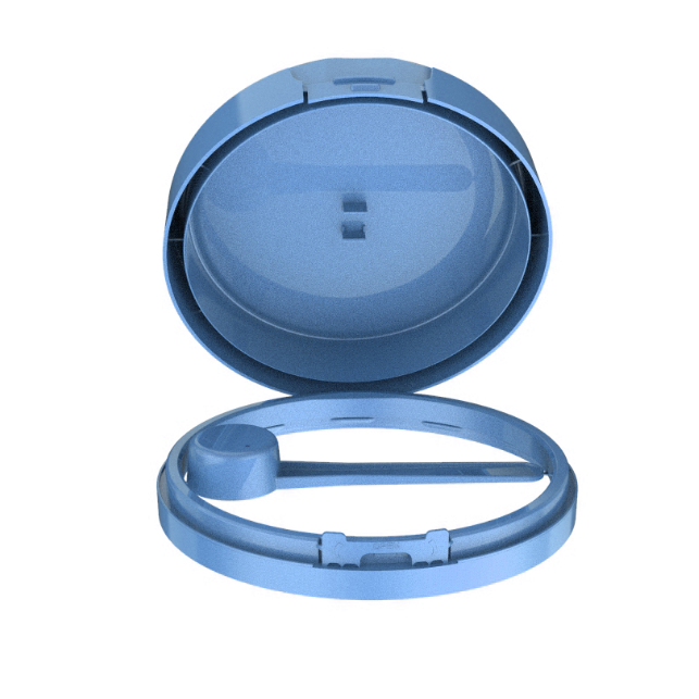 Patented OEM Design Milk Powder Tin Can with Sealed Lid and Built-in Scoop 502