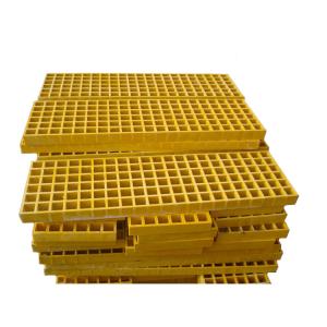 Quality 38*38mm Red Frp Grating Walkway Civil Architecture Smooth Fibreglass Floor wholesale