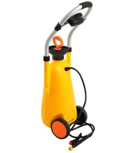 Quality Yellow Portable 12L pressure eyewash equipment, portable emergency ABS eye wash station wholesale