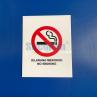 Buy cheap White Acrylic Photoluminescent Signs Signs No Smoking Symbol For Rounded Corners from wholesalers