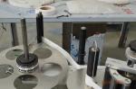 Vertical Stainless Steel Vial Labeling Machine , Wood Packaging Automatic
