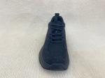 Black Ladies Bling Trainers Pigskin Insole Rhinestone Sneaker