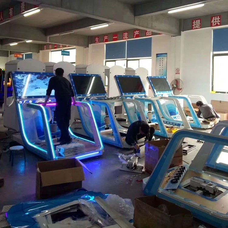 300W / 220V Indoor Skiing Simulator Coin Operated Video Game Machine